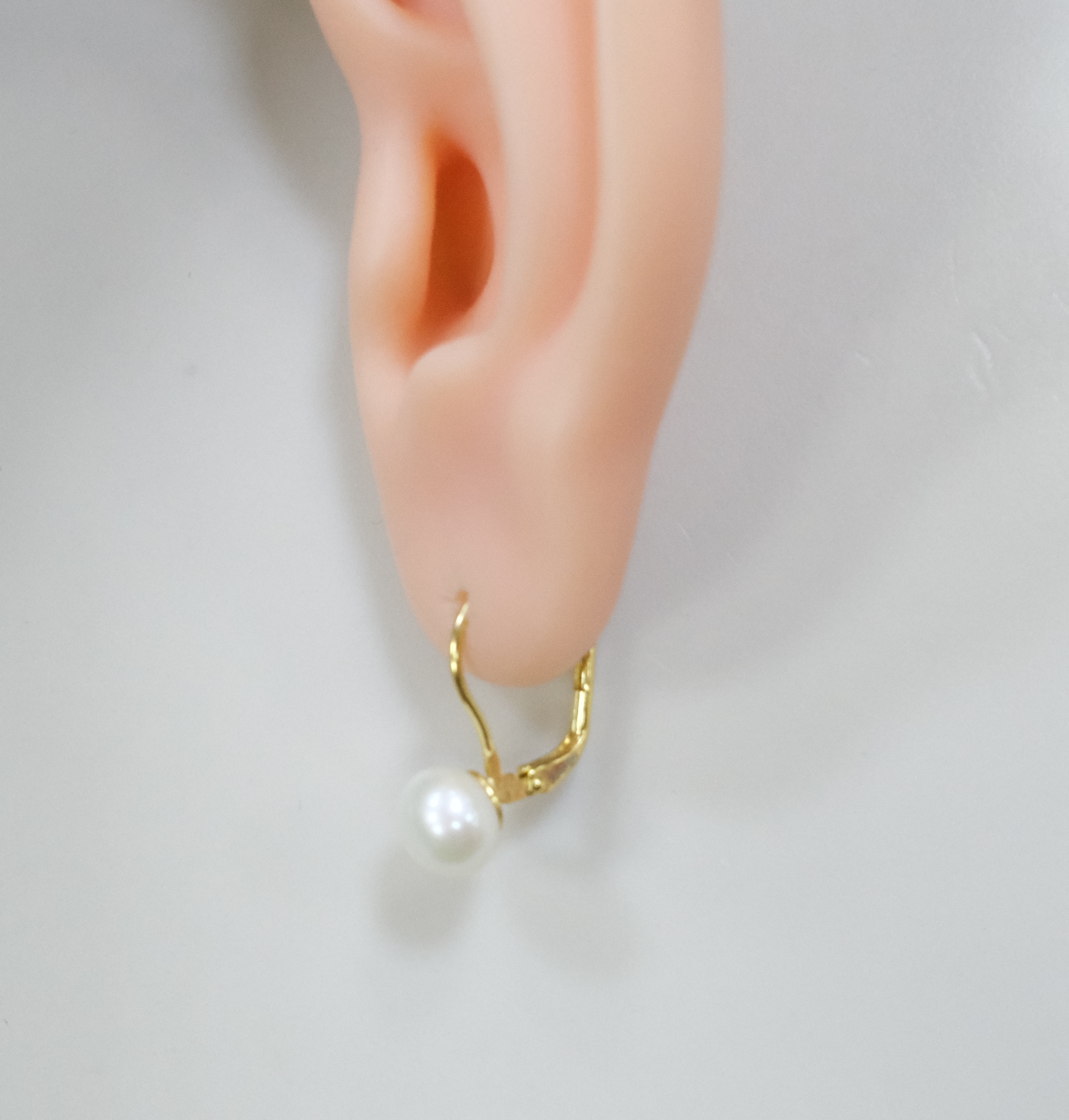 Серебряные серьги с жемчугом